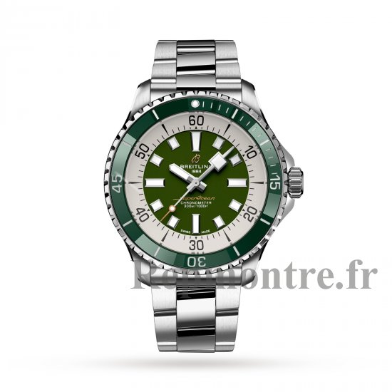 Breitling Superocean Automatique 44 Acier inoxydable Vert Replique montre A17376A31L1A1 - Cliquez sur l'image pour la fermer