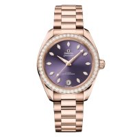 Omega Seamaster Aqua Terra Shades 34 mm Replique montre pour femme Violet O22055342060001