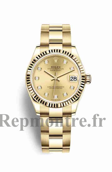 Réplique montre Rolex Datejust 31 jaune 278278 m278278-0016 - Cliquez sur l'image pour la fermer