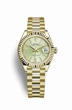 Réplique montre Rolex Datejust 28 jaune 18 ct 279178 Linden semble Cadran m279178-0007