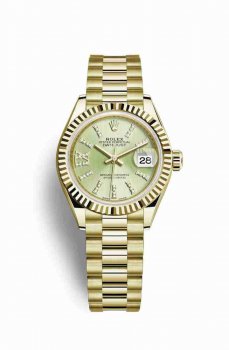 Réplique montre Rolex Datejust 28 jaune 18 ct 279178 Linden semble Cadran m279178-0007