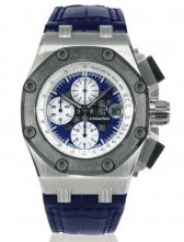 Réplique Audemars Piguet Blue Dial Crocodile Leather Strap Chronographe montre 26078PO.OO.D018CR.01