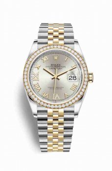 Réplique montre Rolex Datejust 36 Jaune Roles jaune 18 ct 126283RBR UB2010121B1S1