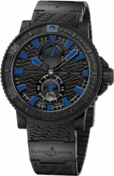 Réplique Ulysse Nardin Maxi Marine Diver Noir Sea hommes Montre 263-92-3C/923