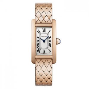 Réplique Montre Cartier Tank Americaine argent Dial Femmes W2620031