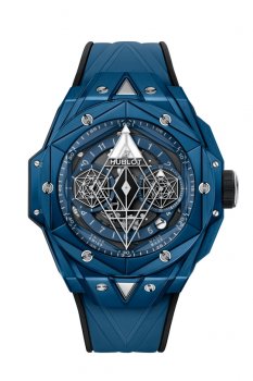 Replique Hublot Big Bang Sang Bleu II Blue Ceramic 418.EX.5107.RX.MXM21