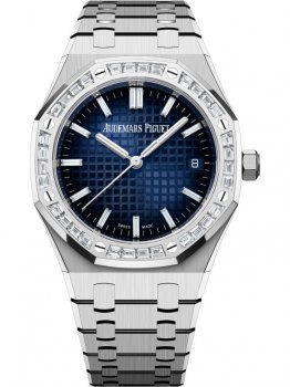 Audemars Piguet Royal Oak Automatique 34 Or Blanc Diamant Bleu 77451BC.ZZ.1261BC.01