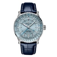 Breitling Navitimer Automatique GMT 41mm Montre Copie Homme Bleu Clair A32310171C1P1