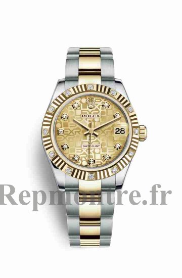 Réplique montre Rolex Datejust 31 Jaune Roles jaune 18 ct 178313 m178313-0056 - Cliquez sur l'image pour la fermer