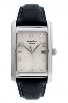 Réplique Audemars Piguet Edward Piguet 18kt blanc Or Noir montre 15121BC.OO.A002CR.01