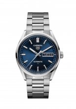 TAG Heuer Carrera Day Date Bracelet en acier inoxydable bleu WDA2112.BA0043