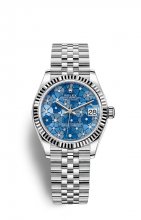 Replique Montre Rolex Datejust 31 OysterAcier and Blanc Or M278274-0036