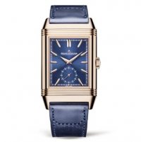 Replique Montre Jaeger-LeCoultre Reverso Tribute Duoface Fagliano Or rose Bleue Dial 398258J