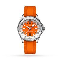 Breitling Superocean Automatique 36 Bracelet en caoutchouc en acier inoxydable Replique montre A17377211O1S1