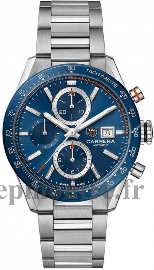 qualite superieure Réplique TAG Heuer Carrera Cadran bleu Homme CBM2112.BA0651 - Cliquez sur l'image pour la fermer