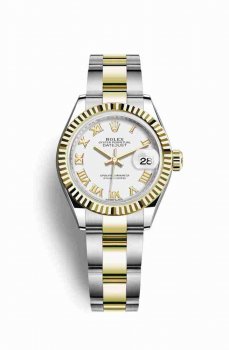 Réplique montre Rolex Datejust 28 Jaune Roles jaune 18 ct 279173 m279173-0024