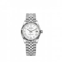 Réplique Rolex Datejust 31 montre Rolesor Oystersteel white gold M278274-0010