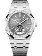 Audemars Piguet Royal Oak Tourbillon Volant Automatique Or Blanc Baguette Gris 26730BC.ZZ.1320BC.01