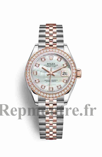 Réplique montre Rolex Datejust 28 Everose Roles 18 ct Everose 279381RBR m279381rbr-0013 - Cliquez sur l'image pour la fermer