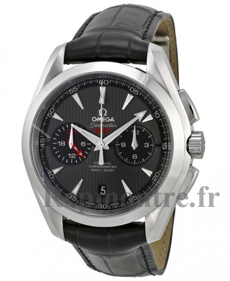 Réplique Omega Aqua Terra Chronographe Automatique Noir Cadran Noir Cuir 231.13.43.52.06.001 - Cliquez sur l'image pour la fermer