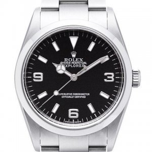 Réplique Rolex Explorer 114270-78690 Noir dial Hommes Automatique Montre