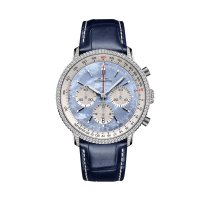 Breitling Navitimer B01 Chronographe 41 mm Replique montre homme Bleu AB01396A1C1P1