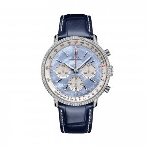 Breitling Navitimer B01 Chronographe 41 mm Replique montre homme Bleu AB01396A1C1P1