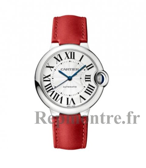 Replique Cartier Ballon Bleu 36mm Acier Bracelet en cuir WSBB0036 - Cliquez sur l'image pour la fermer