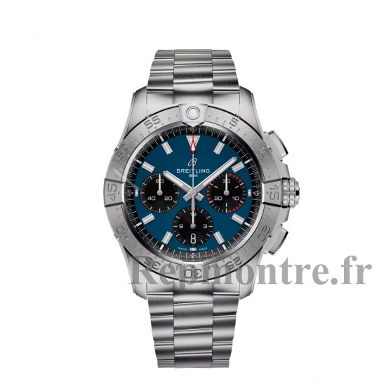 Breitling Avenger B01 Chronographe 42 Acier Inoxydable Bracelet Bleu AB0146101C1A1 - Cliquez sur l'image pour la fermer