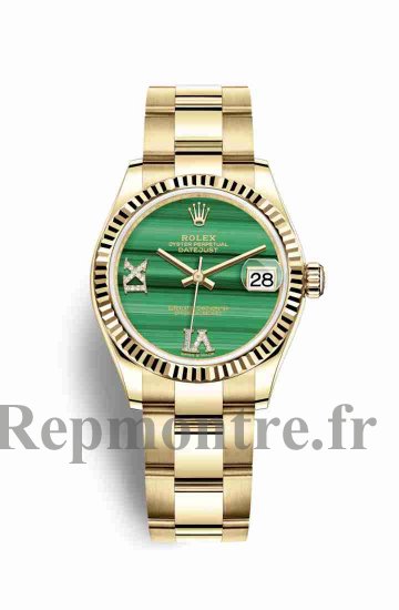 Réplique montre Rolex Datejust 31 jaune 278278 Malachite en semble Cadran m278278-0003 - Cliquez sur l'image pour la fermer