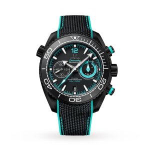 Omega Seamaster Planet Ocean 600m Co-Axial Master Chronometer Chronographe 45.5mm ETNZ Deep Black Montre Replique Homme O21592465101003