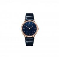 Replique A. Lange & Sohne Saxonia Thin Blue Gold Flux Dial and Pink Gold case 211.088