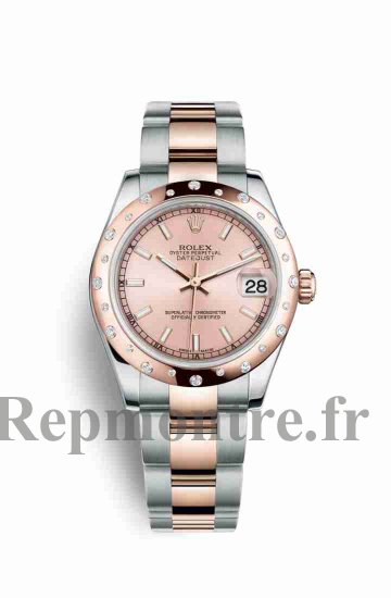 Réplique montre Rolex Datejust 31 Everose Roles 18 ct Everose 178341 m178341-0060 - Cliquez sur l'image pour la fermer