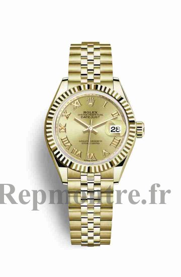 Réplique montre Rolex Datejust 28 jaune 18 ct 279178 m279178-0023 - Cliquez sur l'image pour la fermer