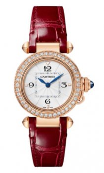 Replique Cartier Pasha 30 mm Or Rose & Diamants Dame WJPA0017