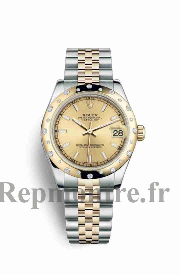 Réplique montre Rolex Datejust 31 Jaune Roles jaune 18 ct 178343 m178343-0050 - Cliquez sur l'image pour la fermer
