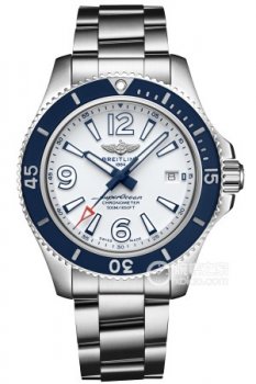 qualite superieure Réplique Breitling Superocean II 42 Acier Blanc A17366D81A1A1