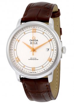Réplique Omega De Ville Prestige Argent Cadran Automatique 424.13.40.20.02.002