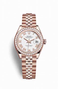 Réplique montre Rolex Datejust 28 Everose 279135RBR m279135rbr-0024