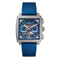 TAG Heuer Monaco Chronographe 39mm Montre Replique Homme Titane Bleu CBL2182.FT6235