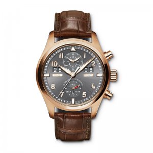 Réplique IWC Montres d'Aviateur Montre Spitfire Perpetuel Calendrier Numerique Date-Month IW379105