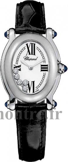 Chopard Happy Sport Oval 5 Floating Diamants Dames Réplique Montre 277465-1005 - Cliquez sur l'image pour la fermer