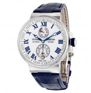 Ulysse Nardin Marine Chronometer blanc Dial Réplique Montre 1183-126/40