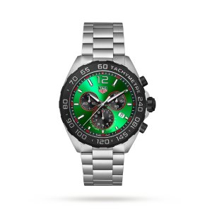 TAG Heuer Formule 1 Quartz Chronographe 200M 43mm Montre Copie Homme Vert CAZ101AP.BA0842