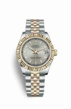 Réplique montre Rolex Datejust 31 Jaune Roles jaune 18 ct 178313 m178313-0013