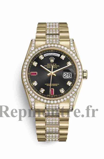 Réplique montre Rolex Day-Date 36 jaune 18 ct en semble de cosses 118388 m118388-0123 - Cliquez sur l'image pour la fermer