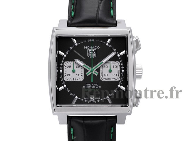 Réplique Tag Heuer Monaco McQueen Green Calibre 12 Cronografo CAW2117.FC6271 - Cliquez sur l'image pour la fermer