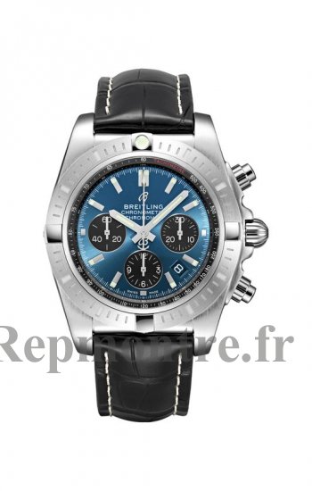 Replique Breitling Chronomat B01 Chronograph automatique Cadran bleu Men's AB0115101C1P4 - Cliquez sur l'image pour la fermer