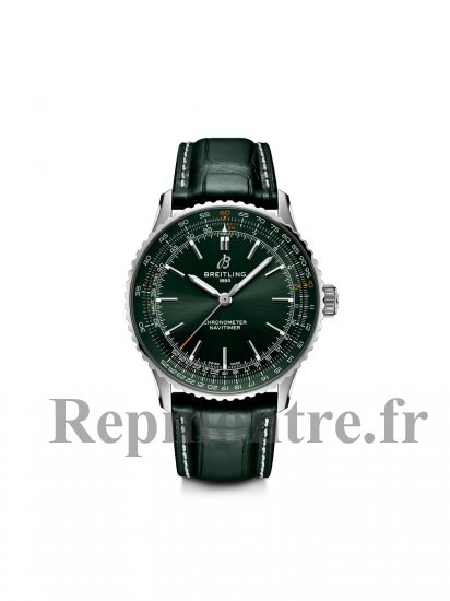 Breitling Navitimer A173291A1L1P1 Automatic 41mm montre automatique en acier inoxydable vert - Cliquez sur l'image pour la fermer