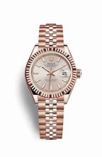 Réplique montre Rolex Datejust 28 Everose 279175 m279175-0003